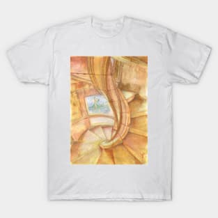 Tomar. Convent. cloister stairs T-Shirt